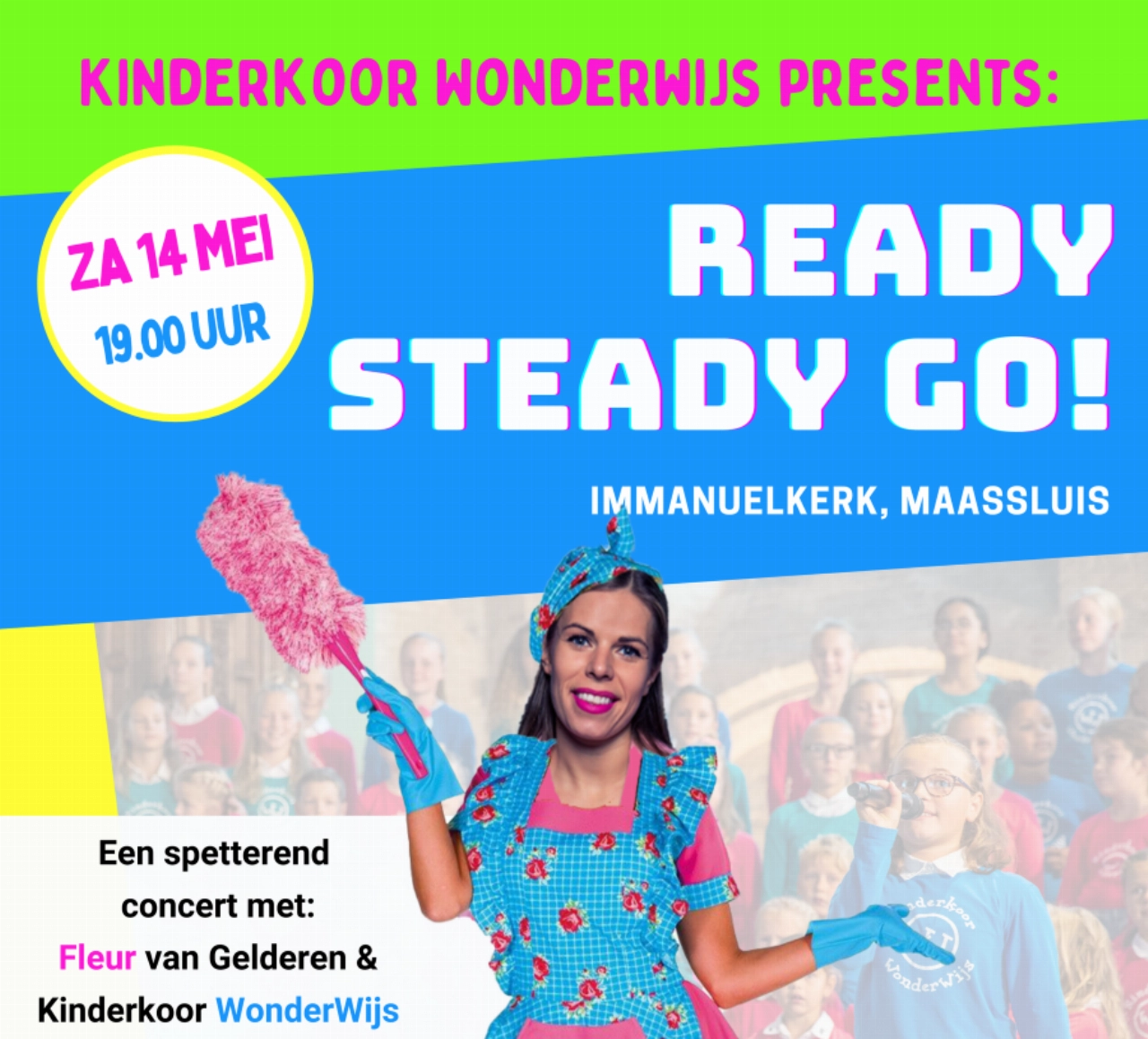 Concert Kinderkoor WonderWijs &lsquo;Ready Steady Go!&rsquo;