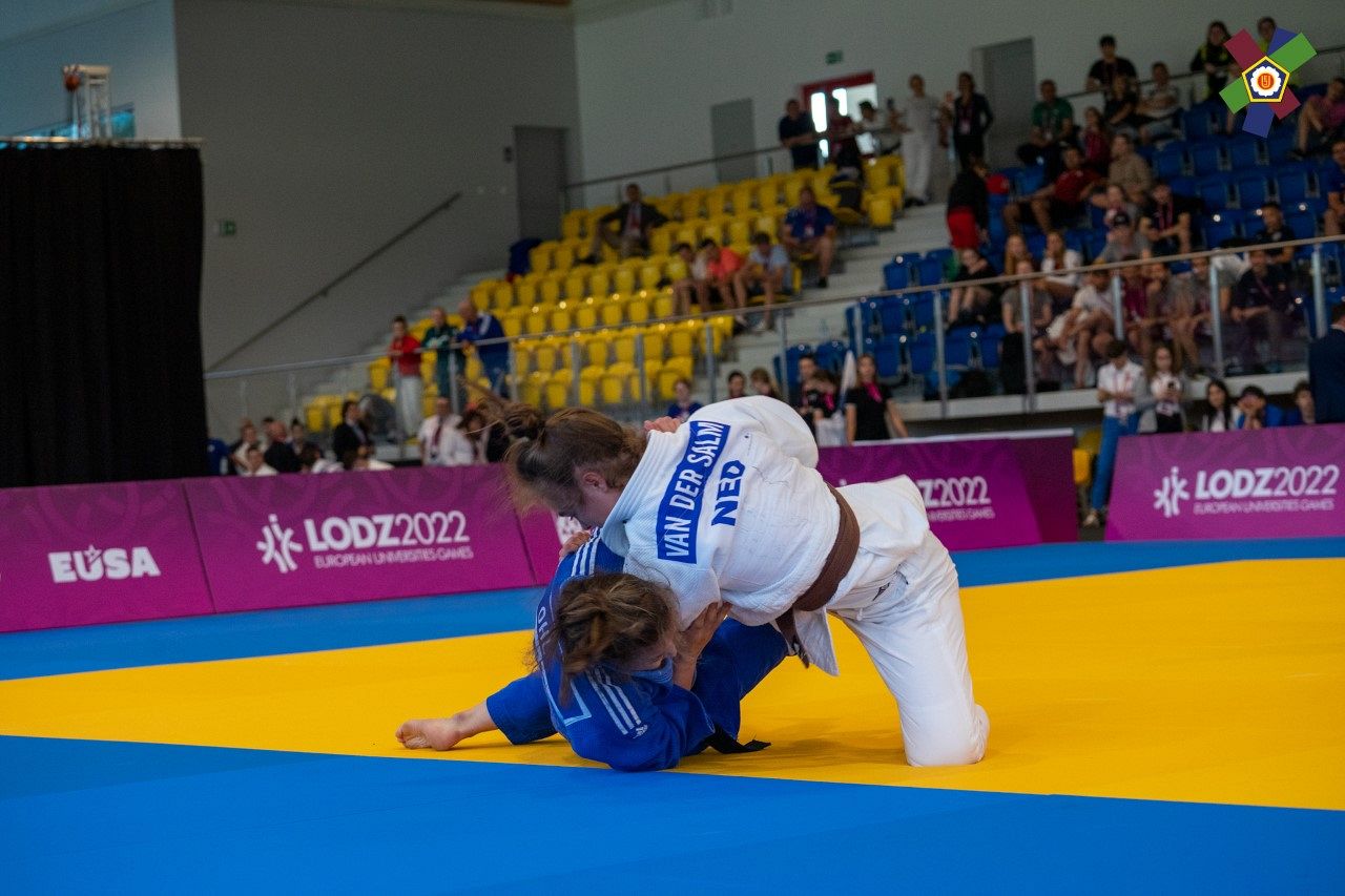 Judoka Franka van der Salm wint brons bij European University Games
