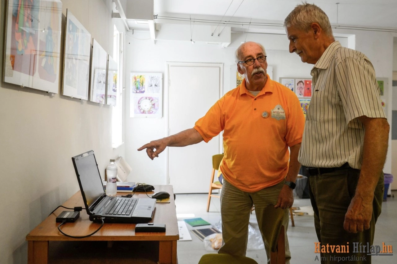Jos Degen deed mee aan Art Camp in Hatvan
