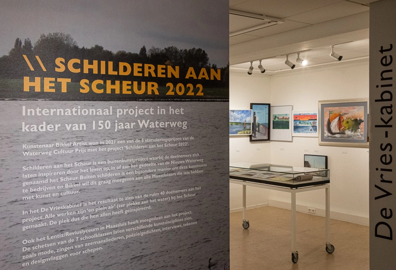 Drukbezochte opening tentoonstelling Schilderen aan het Scheur