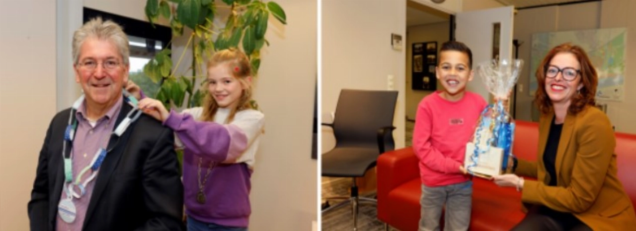 Winnaars mooiste burgemeestersketting en 'Teken je droomspeeltuin' in het zonnetje gezet