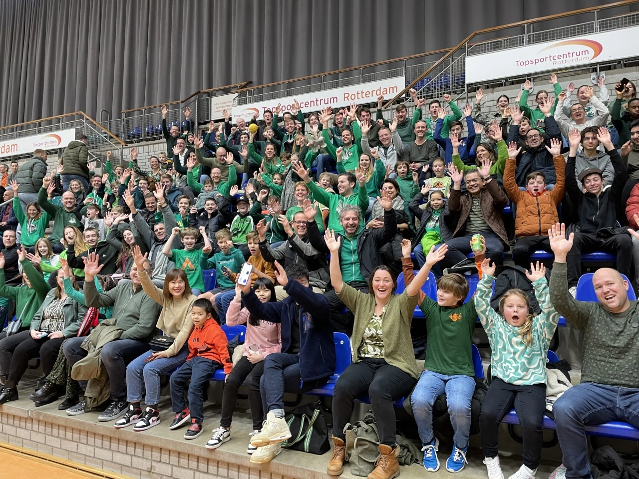 Green Eagles zorgt voor volle tribune bij Feyenoord Basketbal