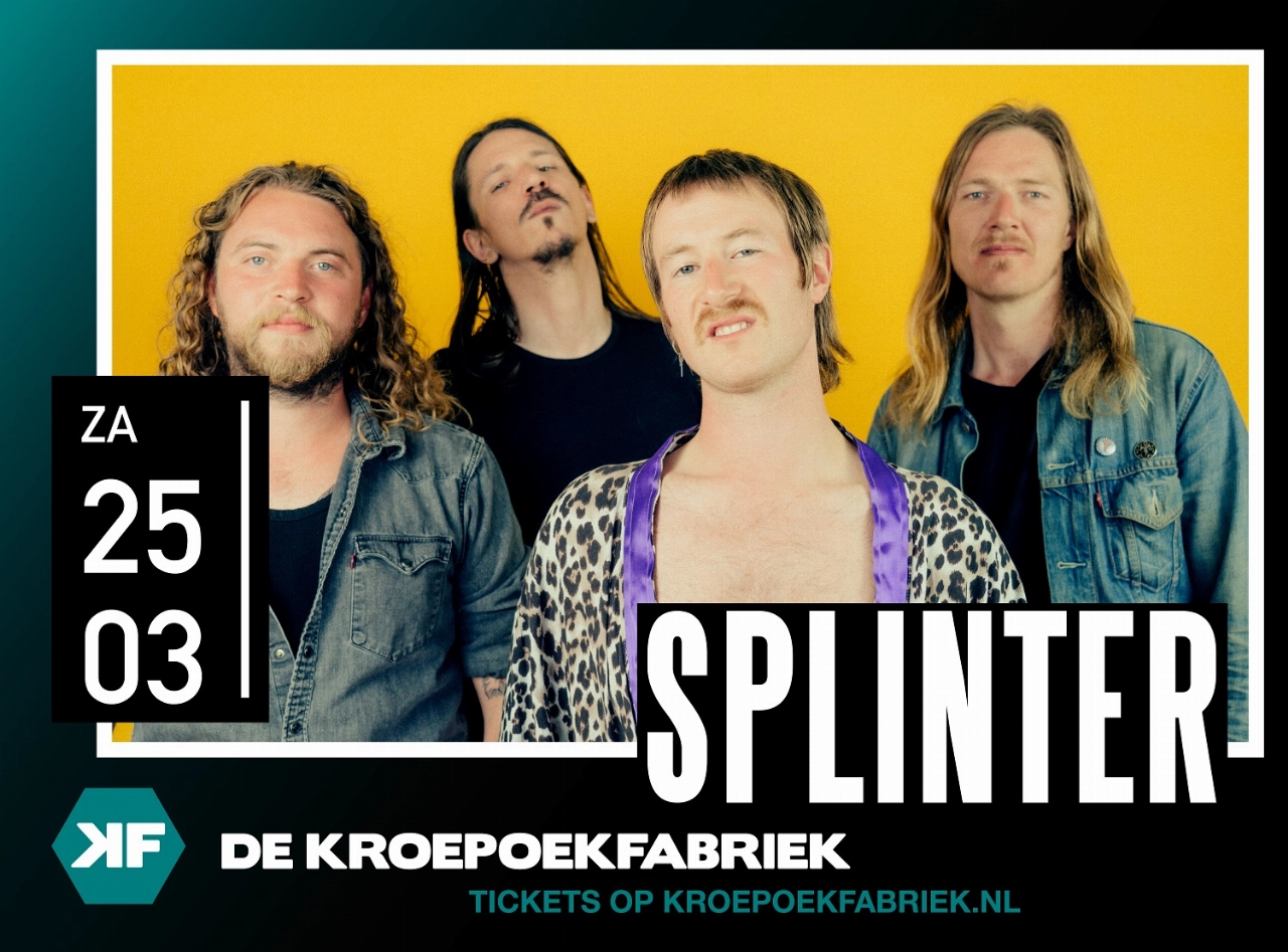 Rockband Splinter in De Kroepoekfabriek