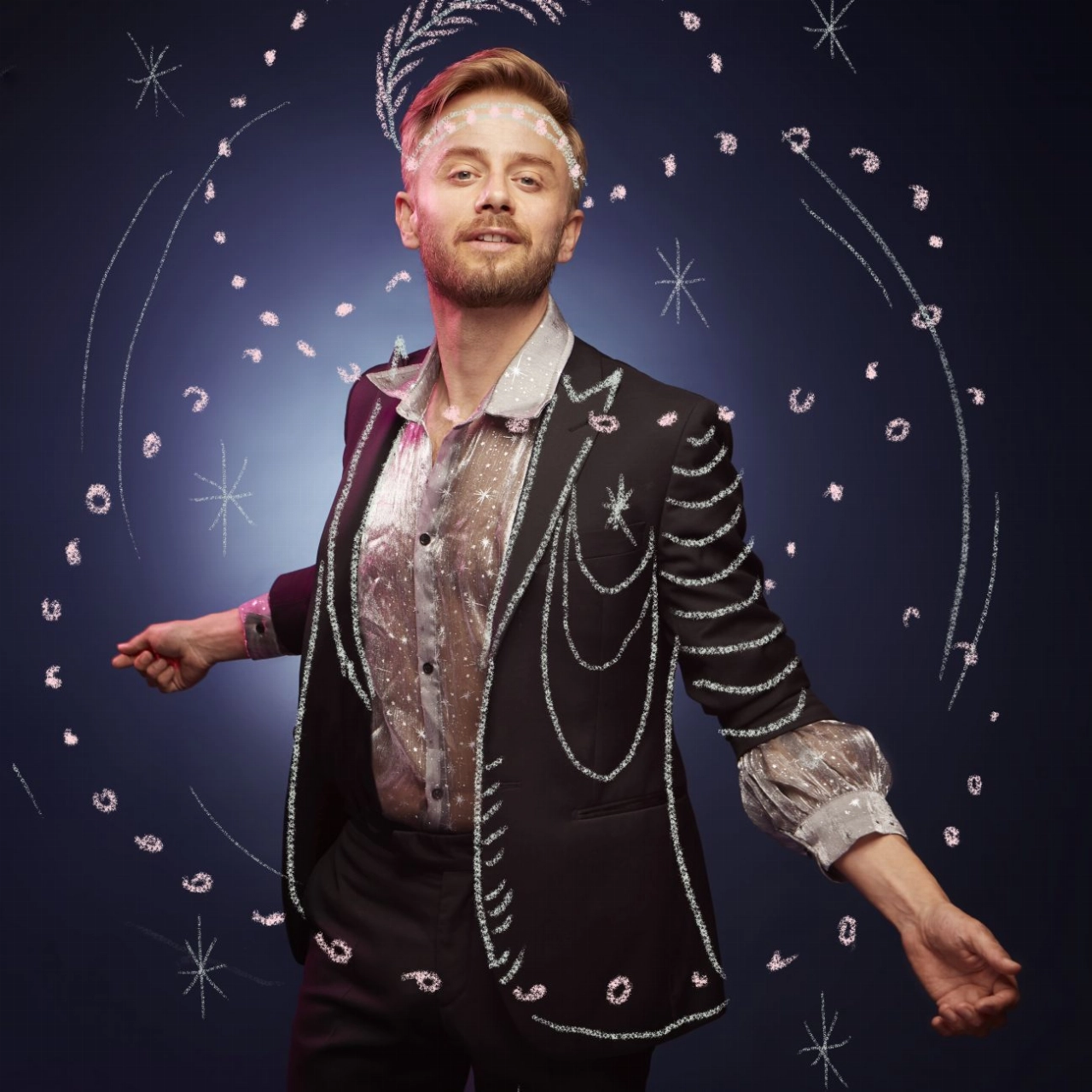 Wouter Hamel zingt met bezieling in de Stadsgehoorzaal