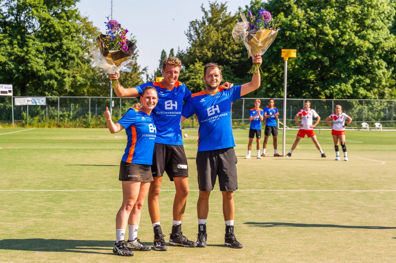 Puntendeling voor korfballers c.k.c. Maassluis