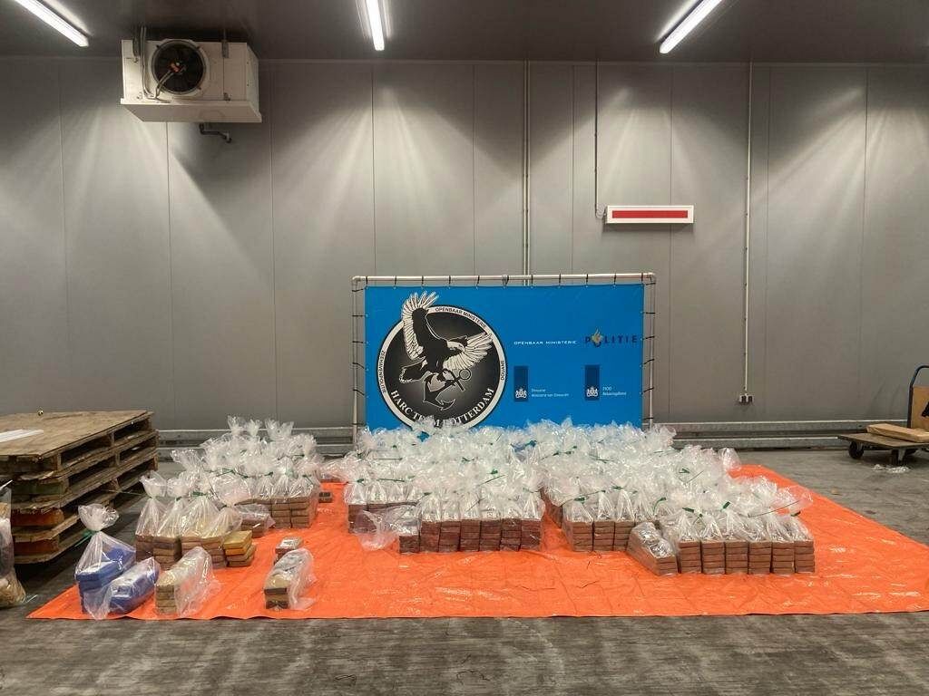 1300 kilo cocaïne onderschept in Rotterdamse haven