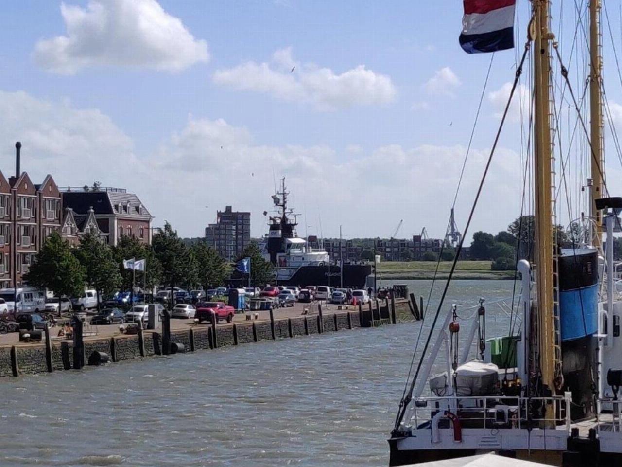 Kademuur Havenhoofd Oostzijde in slechte staat