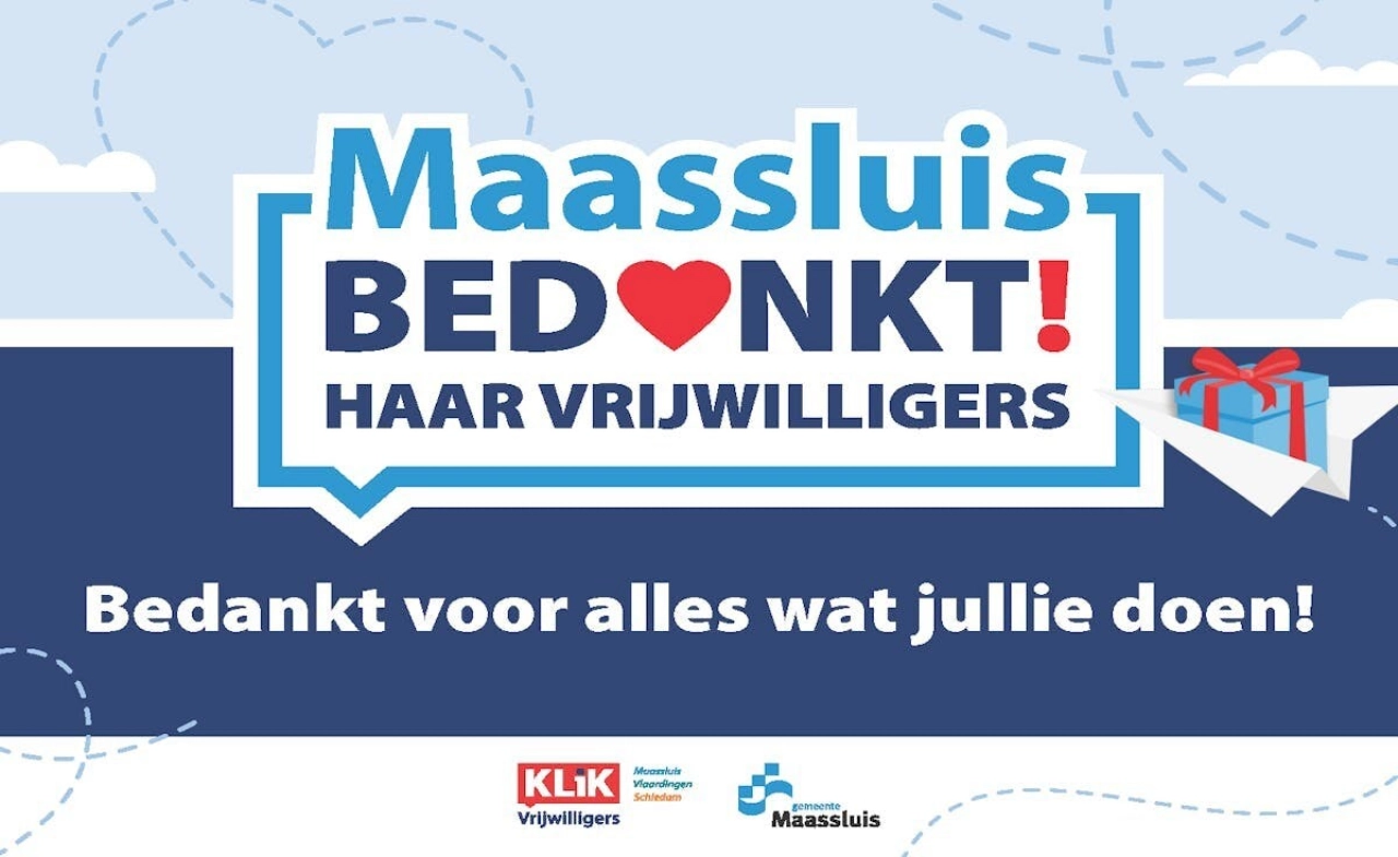 Met een warm hart de winter in: KLiK bedankt vrijwilligers met ‘Maassluis Bedankt!’