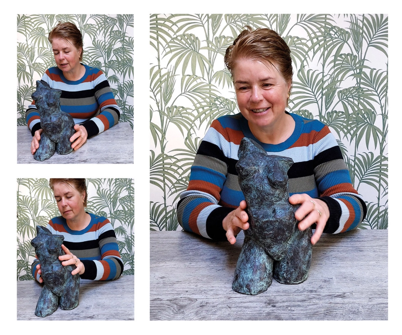 Op gevoel ‘kijken’ naar beelden tijdens de Kunstroute Maassluis