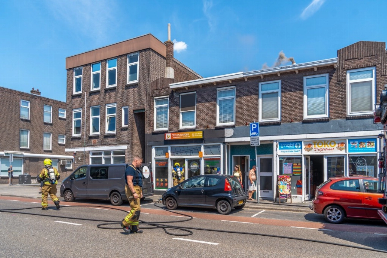 Brand in afhaal- en bezorgrestaurant in Vlaardingen