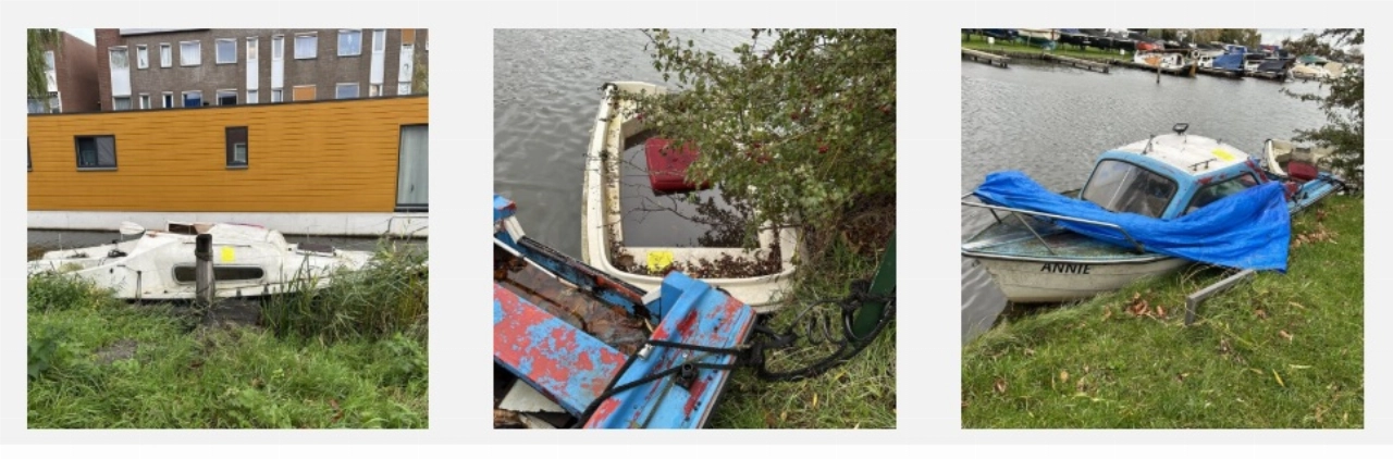 Eigenaren van weesboten gezocht