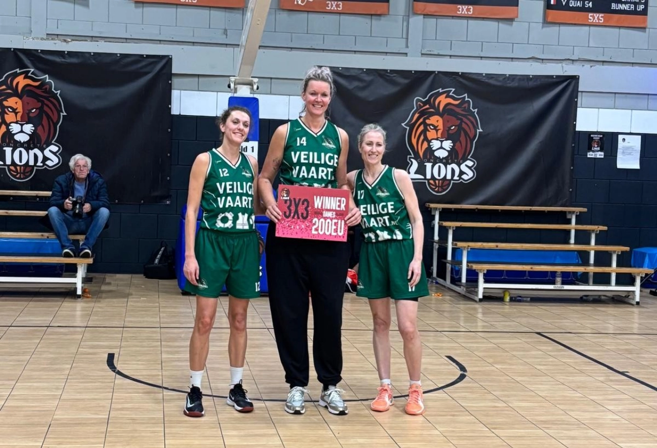 Dames 3X3 wint Concrete Lions toernooi in Rotterdam