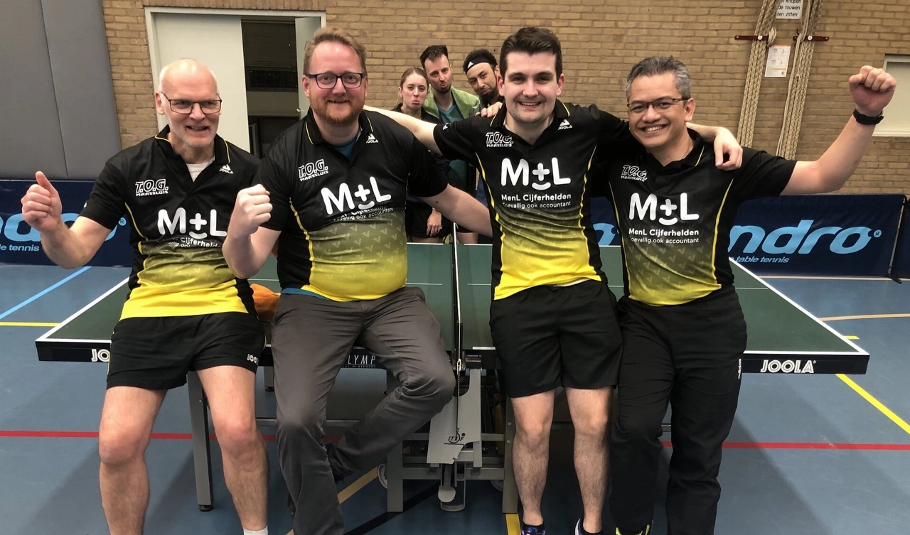 Tafeltennissers TOG nu al kampioen!