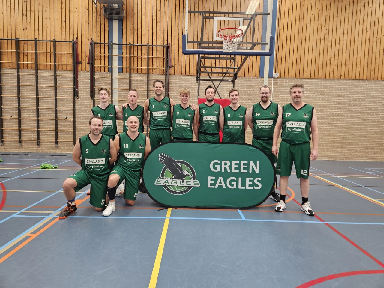 Green Eagles Heren 1 sluit eerste seizoenshelft op de tweede plek