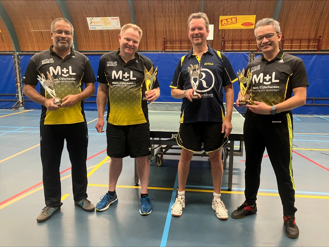 Brian de Leeuw pakt zijn achtste tafeltennistitel bij TOG