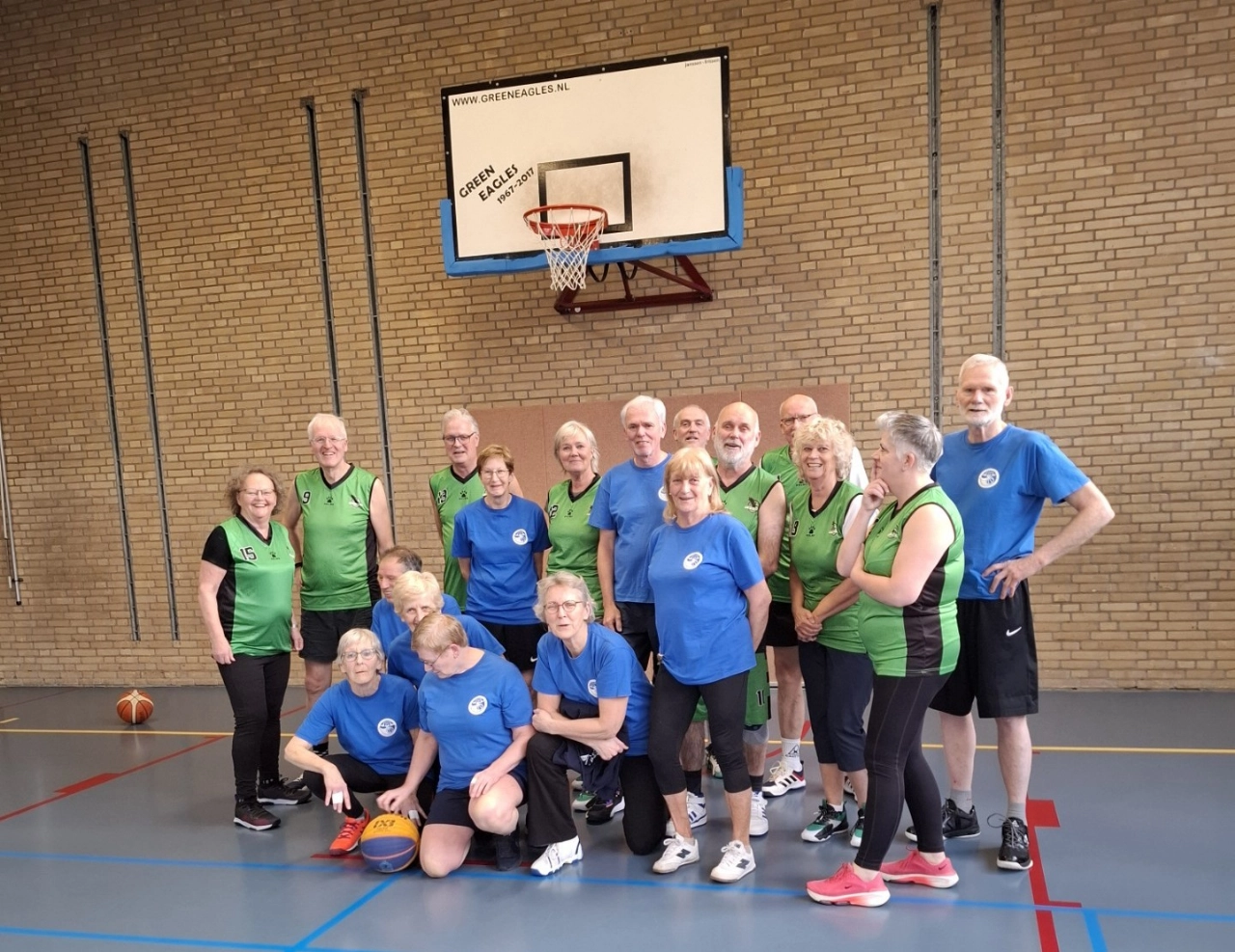 Walking Basketball Green Eagles speelt succesvol wedstrijden
