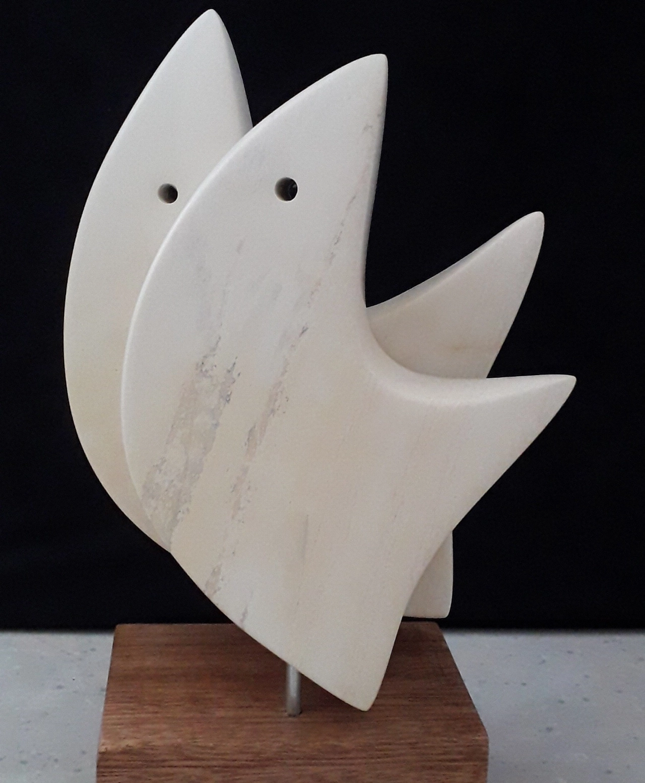 Sculpturen in het Douanehuisje