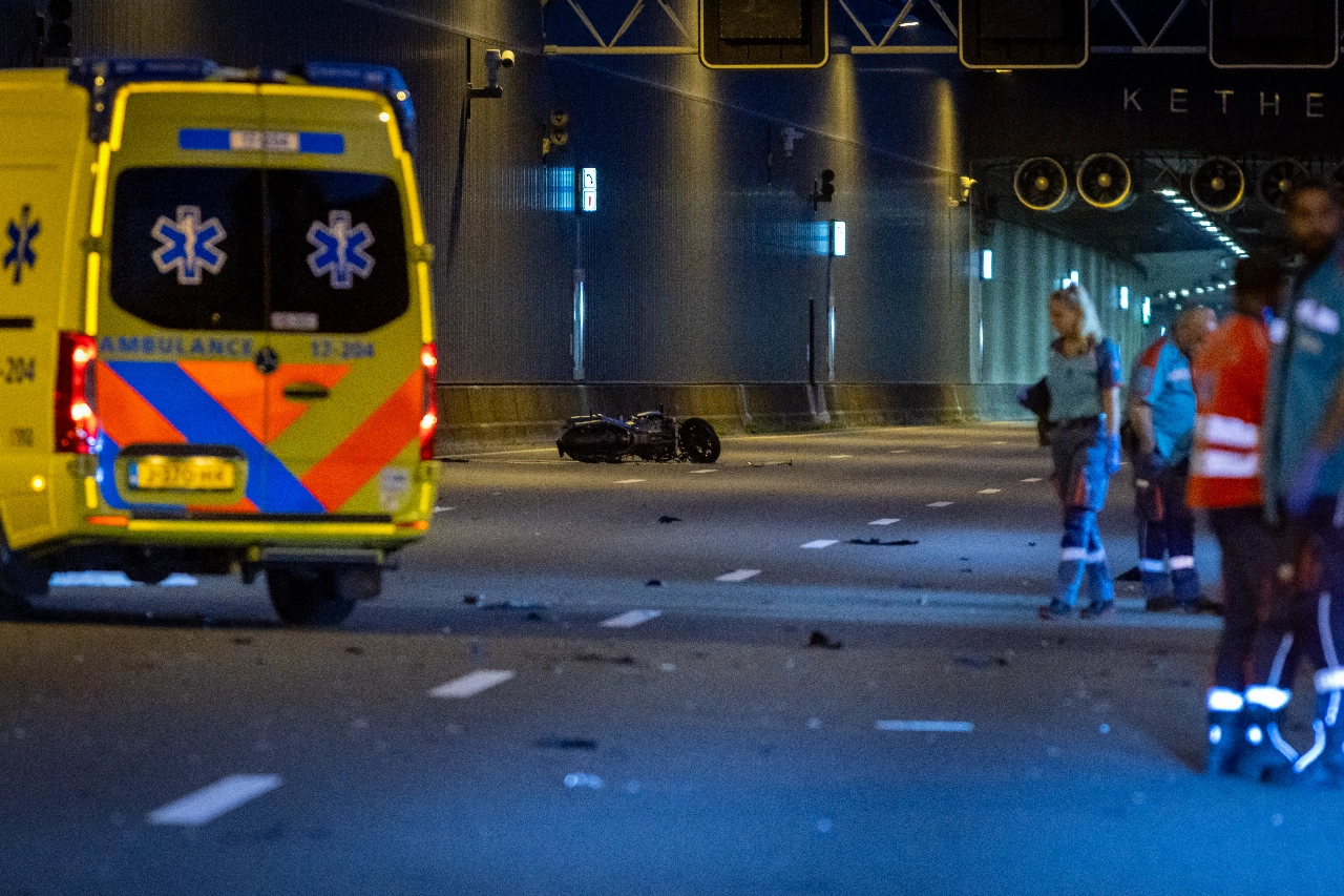 Motorrijder overleden bij ernstig ongeval op A4