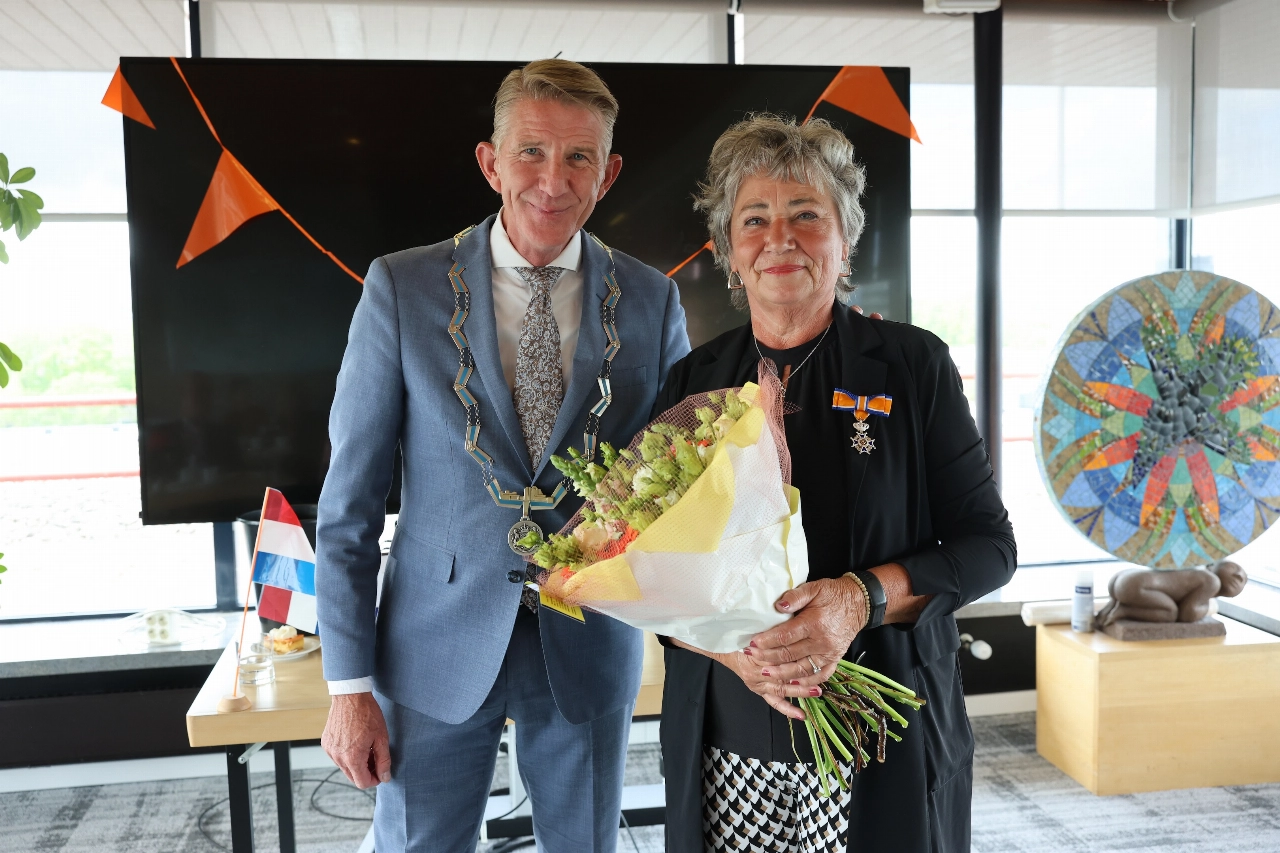 Koninklijke onderscheiding voor Yvonne Boeckx-van Hamburg