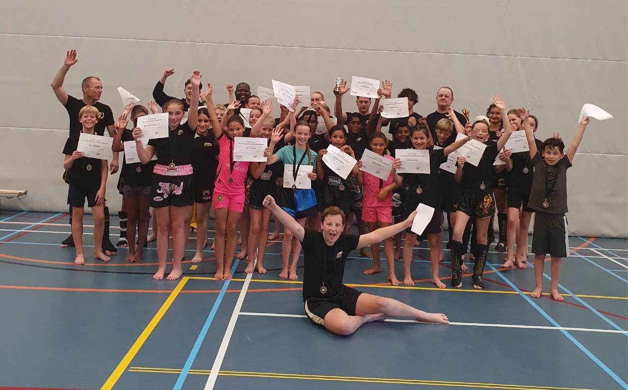 Jeugdkickboksexamens bij Fighting4All