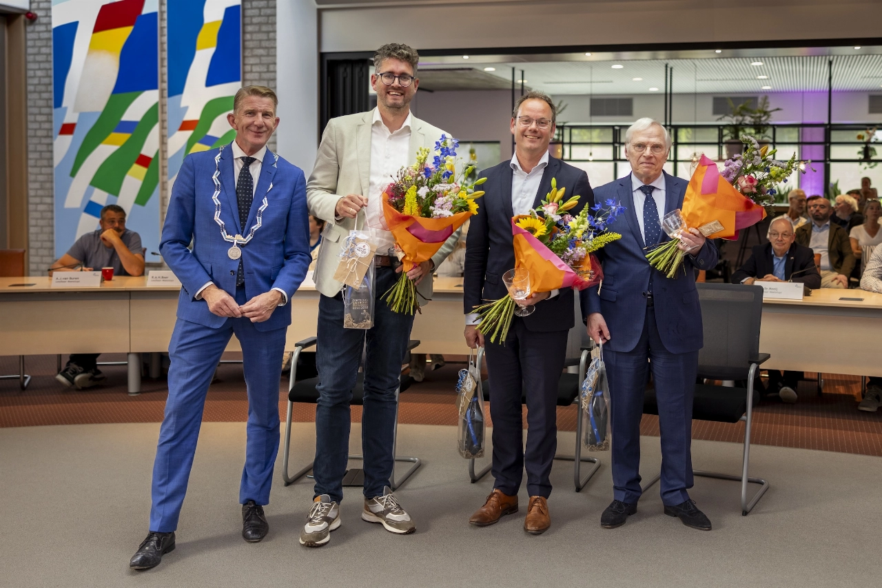 Afscheid van drie wethouders