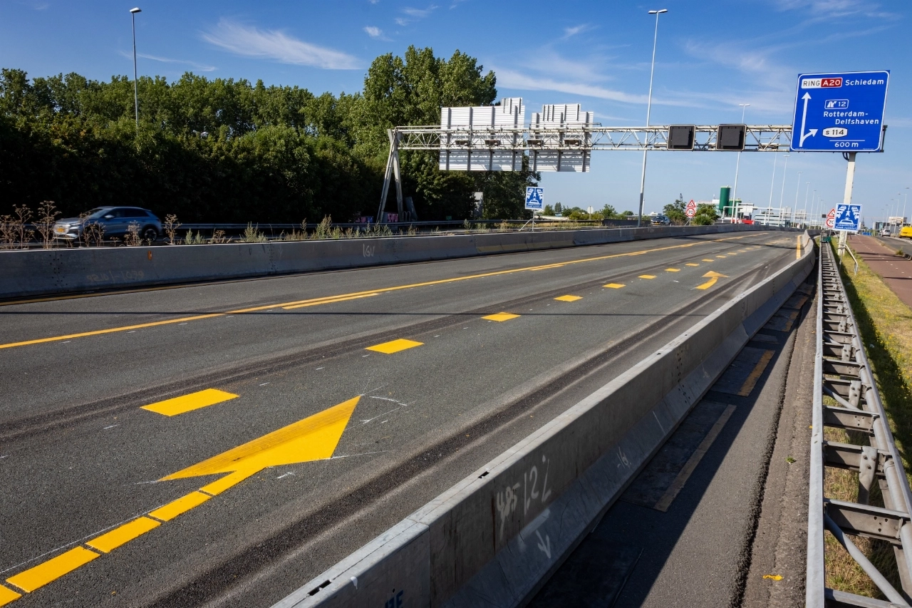 A20 naar Rotterdam twee weken dicht