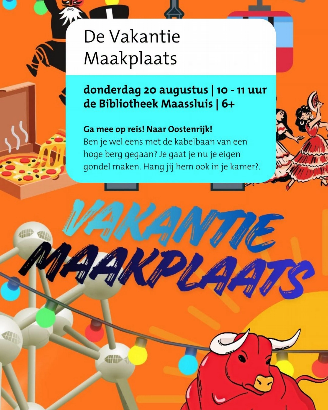Kabelbaan maken op Vakantie Maakplaats