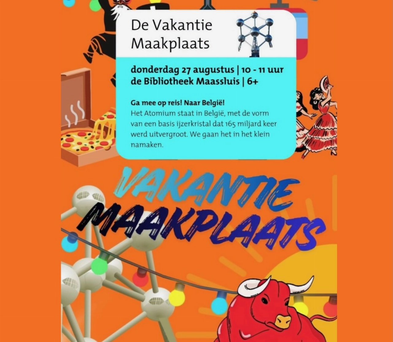 Maak een Atomium op de Vakantie Maakplaats
