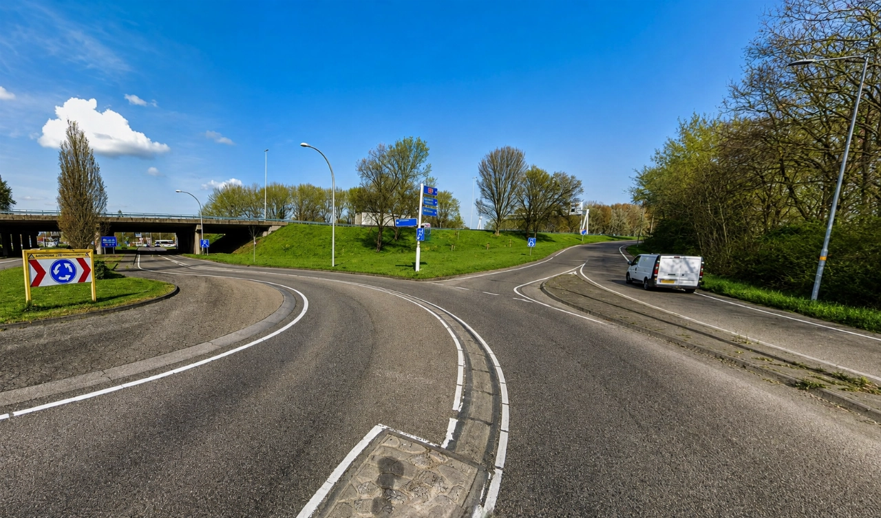 Oprit A20 bij Maassluis afgesloten voor nachtelijk onderhoud