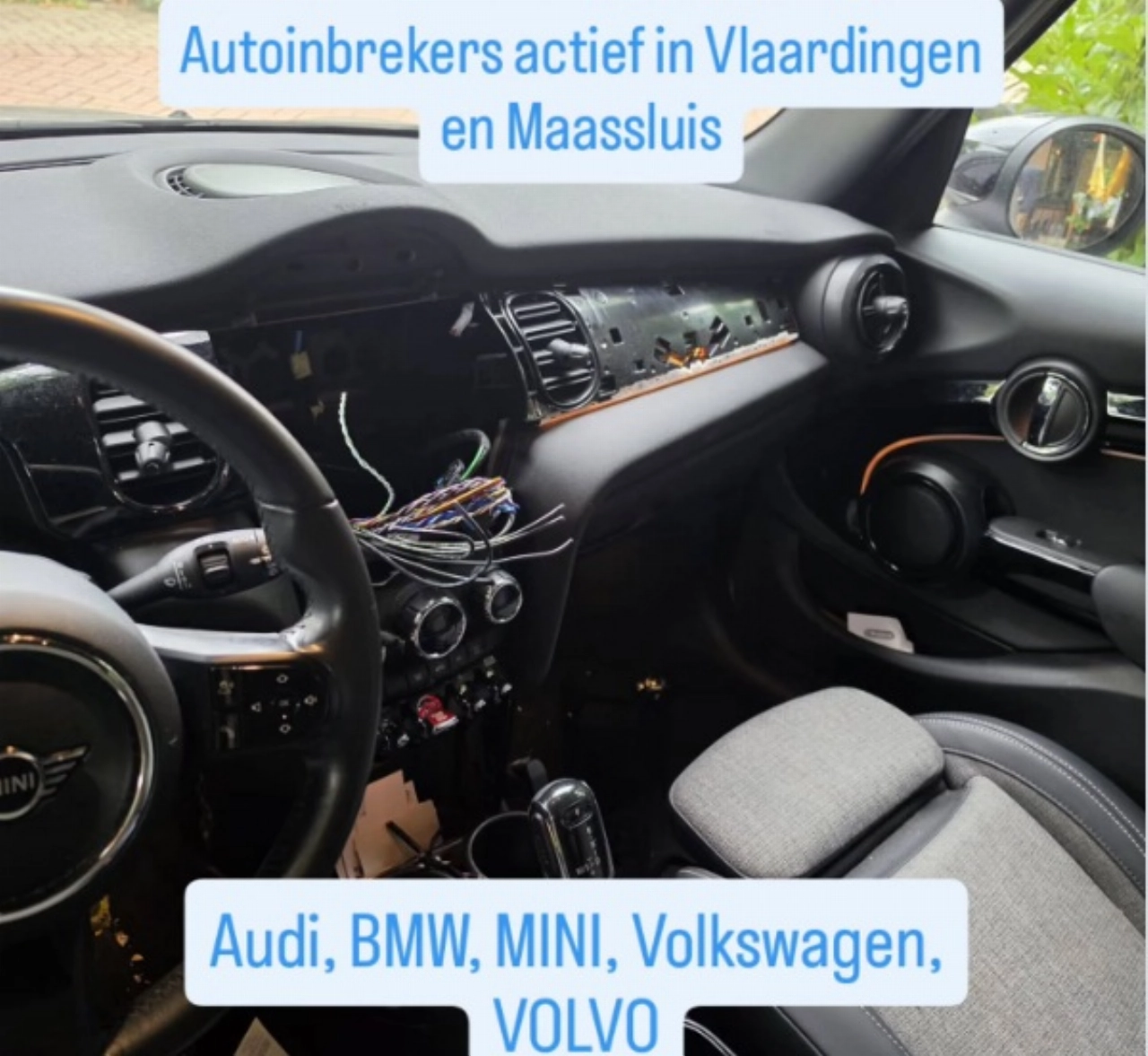 Politie waarschuwt voor toename auto-inbraken in Maassluis en Vlaardingen