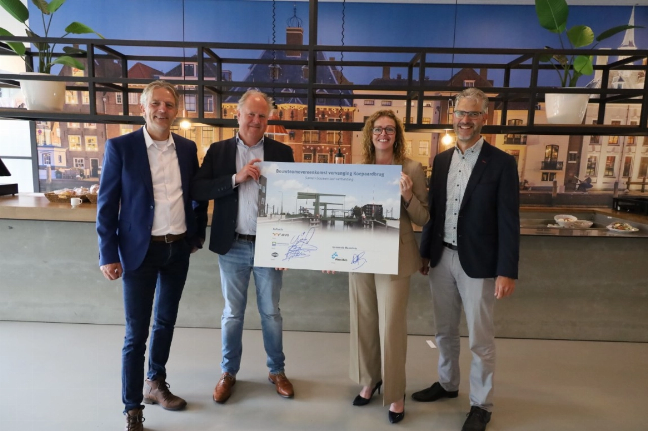 Vervanging Koepaardbrug Maassluis stap dichterbij