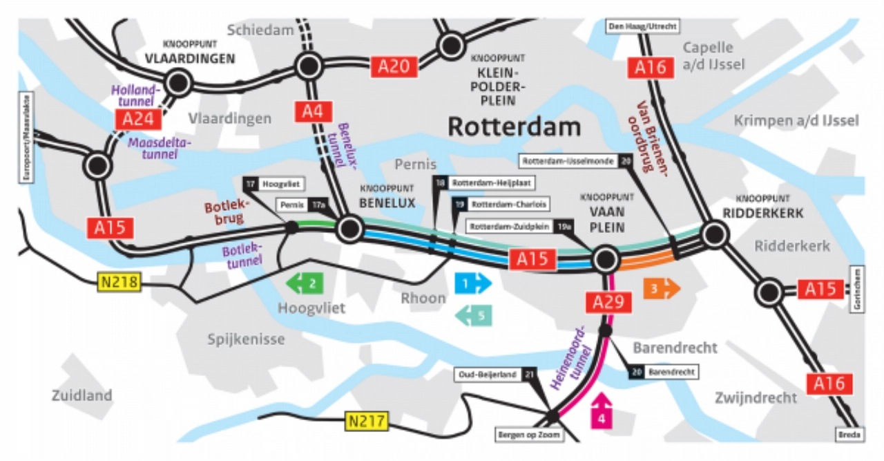 A15 Maasvlakte-Ridderkerk krijgt nieuw asfalt