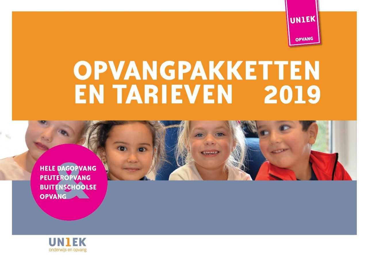UN1EK maakt tarieven kinderopvang 2019 bekend