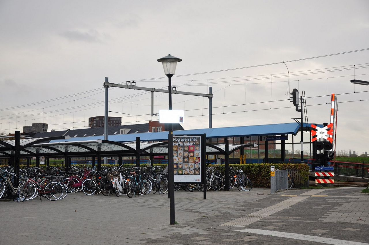 Geen houten fietsenrekken bij Maassluis West