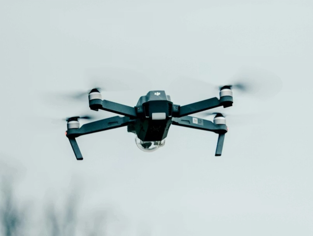 Onderzoek met drone boven Röntgendreef