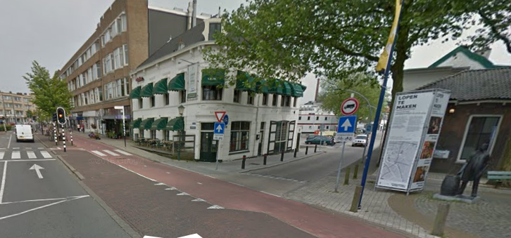Kassa op hoek Koemarkt/Buitenhavenweg