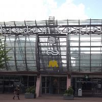Controle op station Schiedam Centrum