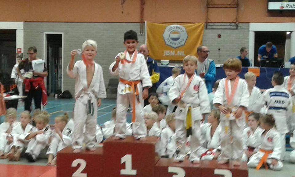 Zes keer prijs voor jonge Schiedamse judoka's