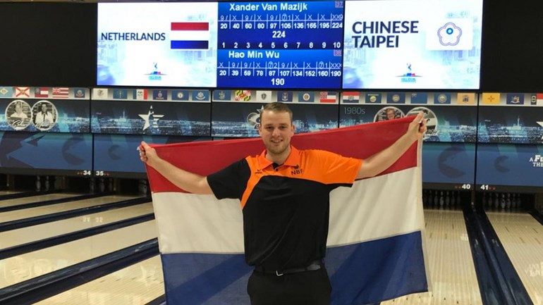 Geboren Schiedammer Van Mazijk bowlingkampioen