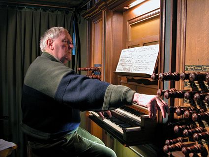 Kerkorganist André Verwoerd componeerde ook psalmen