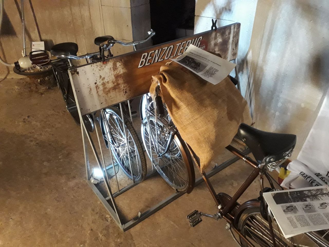 Benzo-fietsen in Vlaardingse Watertoren