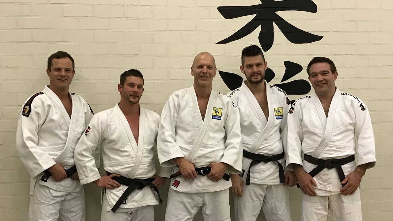 Arthur den Hamer geslaagd voor vijfde dan judo