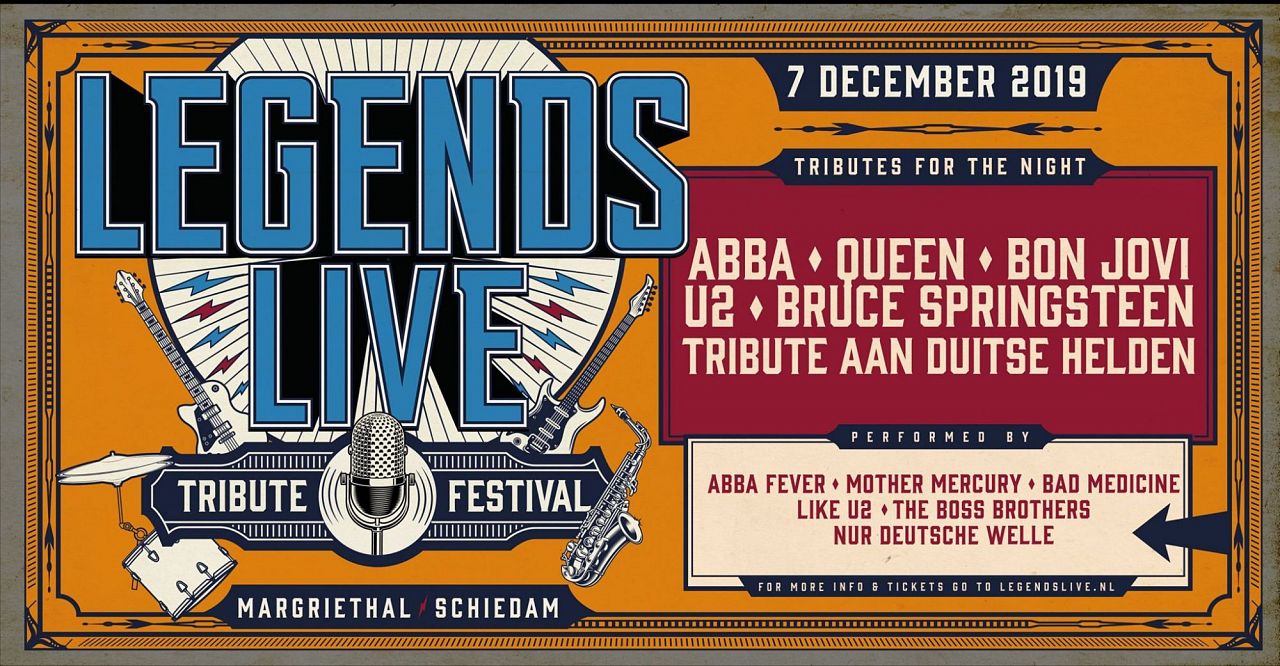 Legends Live: nieuw spectaculair tributefestival