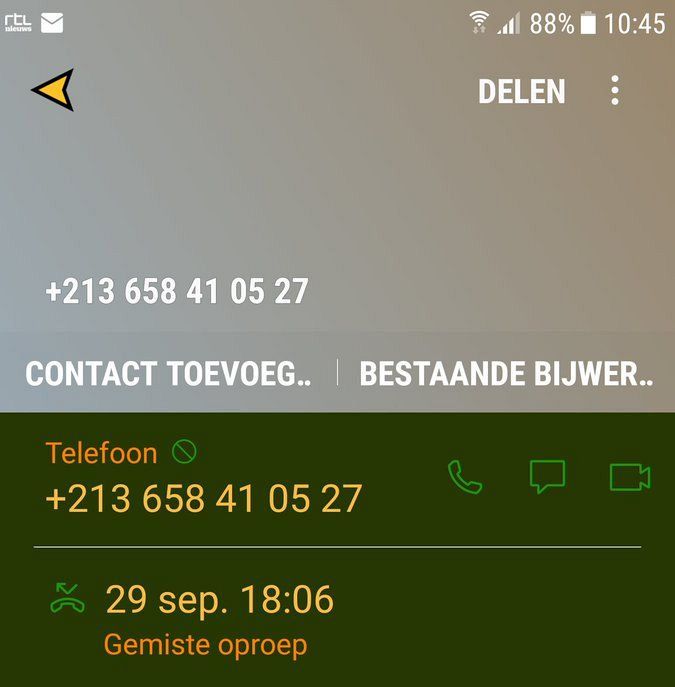 Ook in Schiedam verdachte telefoontjes uit Algerije