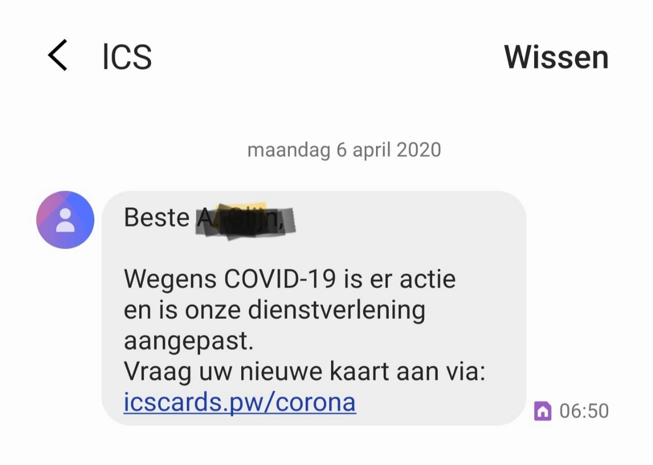 Politie: oplichters misbruiken Coronacrisis