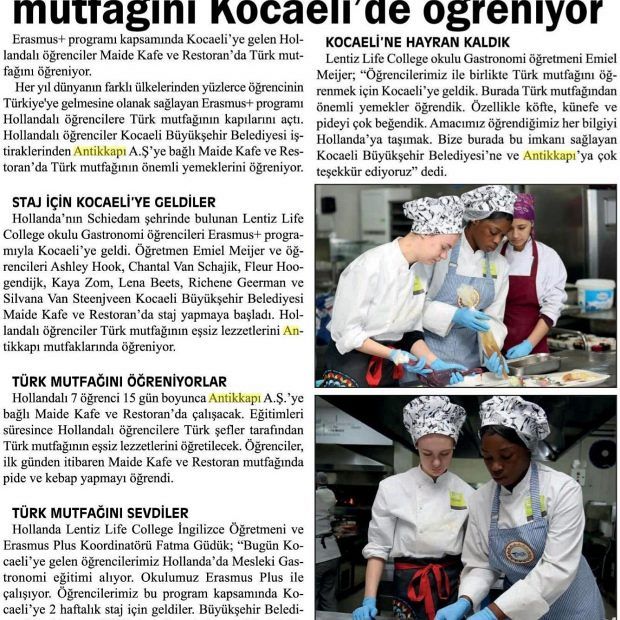 Leerlingen Life College halen krant in Turkije