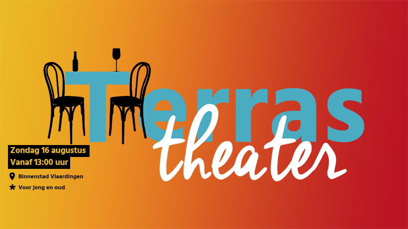 Terras Theater: een cadeau aan Vlaardingse terrassen van Stadsgehoorzaal