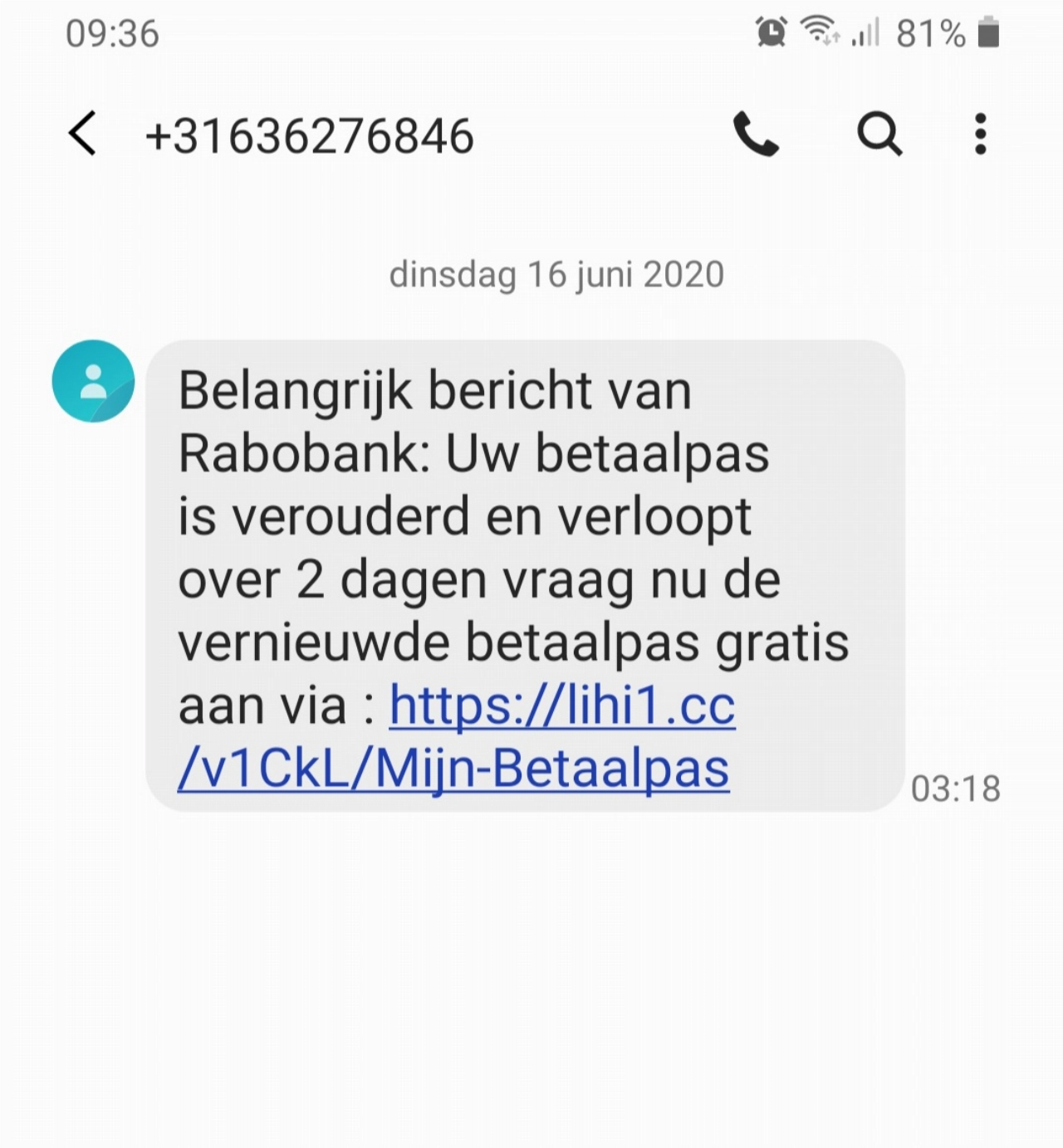 Trap er niet in!