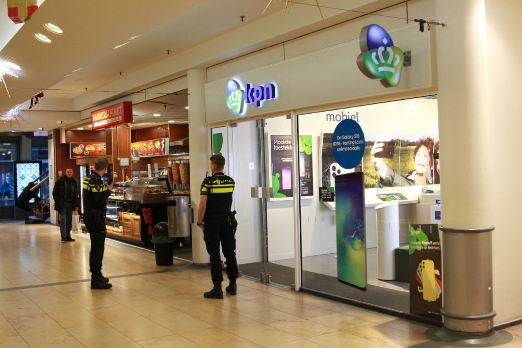 Overval KPN-winkel in Bureau Rijnmond