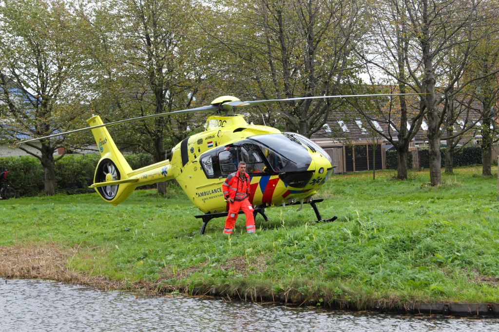 Traumahelikopter ingezet voor assistentie aan hulpdiensten